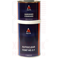 ALFA 130010 2К прозрачный лак Autoclear НS 2+1 1л+0,5л ALFA 130010 2К прозрачный лак Autoclear НS 2+1 1л+0,5л
