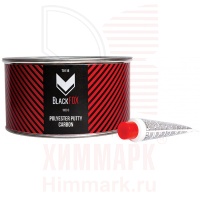 BlackFox 70110 полиэфирная шпатлевка с углеволокном Carbon BlackFox 70110 полиэфирная шпатлевка с углеволокном Carbon