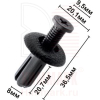 HOLEX 10081 клипса автомобильная (90505SL0003, 94852368) ACURA/DODGE/GM/HONDA/LEXUS/MITSUBISHI HOLEX 10081 клипса автомобильная (90505SL0003, 94852368) ACURA/DODGE/GM/HONDA/LEXUS/MITSUBISHI