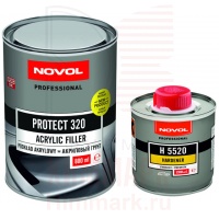 NOVOL Protect 320 грунт акриловый 4:1 быстрый заполняющий серый NOVOL Protect 320 грунт акриловый 4:1 быстрый заполняющий серый