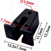 HOLEX 10952 клипса автомобильная (811807577С) VOLKSWAGEN