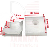 HOLEX 11678 клипса автомобильная белая