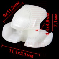 HOLEX 11381 клипса автомобильная