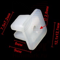 HOLEX 11455 клипса автомобильная NISSAN