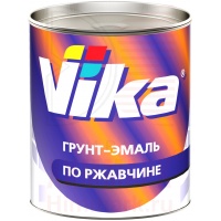 VIKA грунт-эмаль по ржачине RAL 3020 красный транспортный